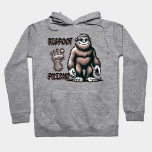 Bigfoot's Amiable Encounter Design Hoodie